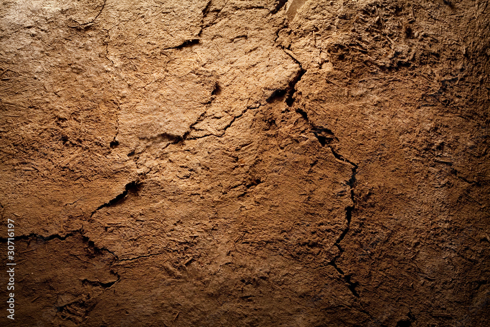 Earth dirt texture background of brown mud - obrazy, fototapety, plakaty 