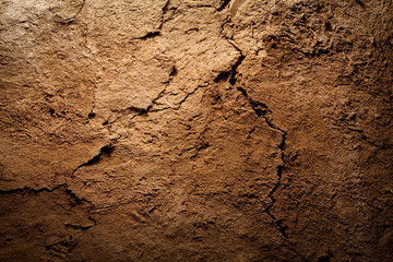 earth dirt texture background of brown mud