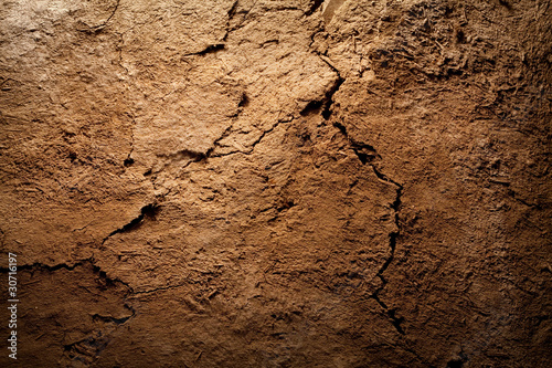 Cuadros en Lienzo Earth dirt texture background of brown mud