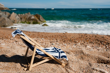 Wall Mural - Beach chair