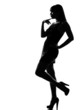 © snaptitude - stylish silhouette woman pensive thinking