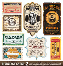 Vintage Labels Collection - Set 2