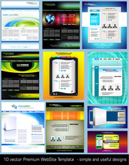 Poster - Original Style Futuristic WebSite Template