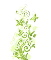 Sticker - Spring green tree