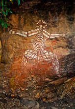 Aboriginal Graffiti At Australian National Park