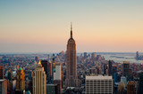 Fototapeta  - Sunset in New York City