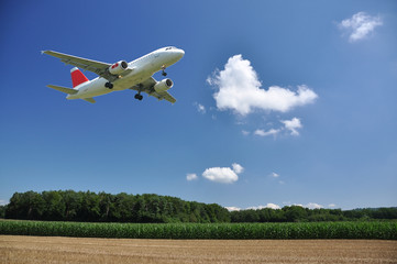 Aircraft at landing