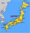 Position des centrales nucléaire Japonnaise