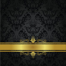 Luxury Charcoal And Gold Book Cover