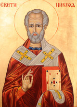 Icon Of Saint Nicholas Orthodox Style