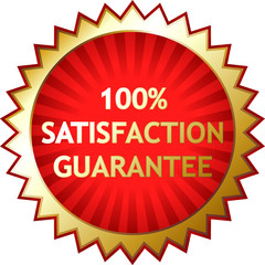 Wall Mural - Satisfaction Guarantee Label, vector illustration eps10