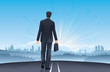 Businessman – Road to Success - London Opportunity