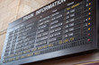 © ArenaCreative - Train Station Schedule Board