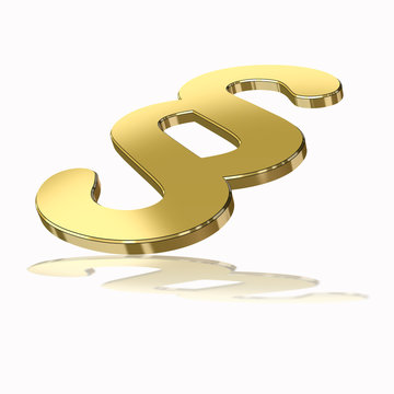 golden paragraph symbol