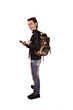 © Orlando Bellini - Student - Studente con Cellulare