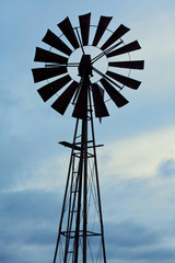 Windmill silhouette