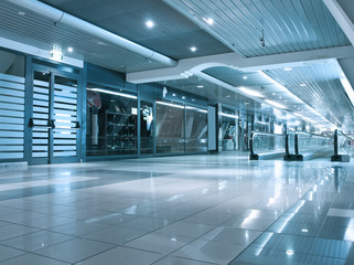 vanishing transparent hallway