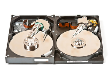 Two hard drives