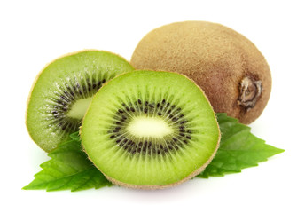 Poster - Sweet kiwi with leaves