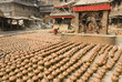 Bhaktapur pottery square.