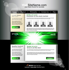 Poster - Modern Abstract Colrful Website Template