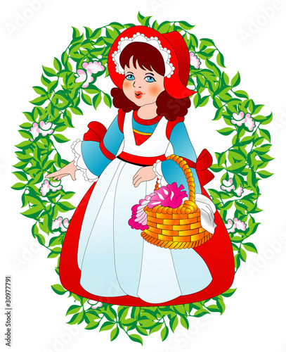 Naklejka na meble Little Red Riding Hood