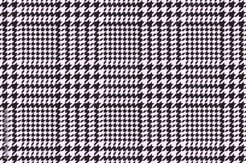 Cuadros en Lienzo Houndstooth or pied-de-poule classic vector pattern