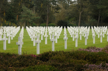 Wall Mural - cimetière militaire Américain de Colleville sur Mer