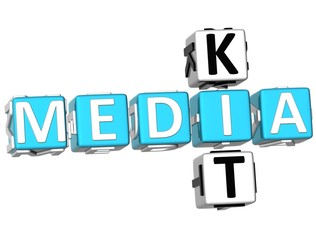 Leinwandbilder - Media Kit Crossword