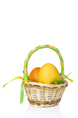 Wall Mural - basket with easter eggs