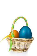 Wall Mural - basket with easter eggs