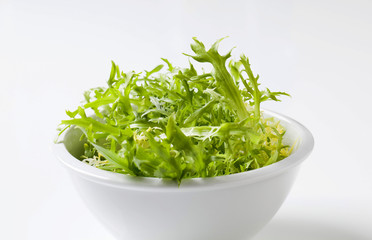 Canvas Print - Bowl of salad greens