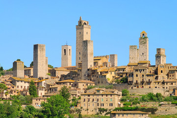 Canvas Print - San Gimignano 15