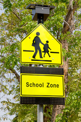 School zone signs