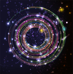 Poster - Abstract circle background.