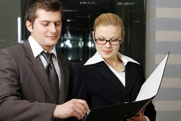 Business team at a meeting