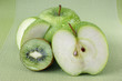 green apples and kiwi fruit