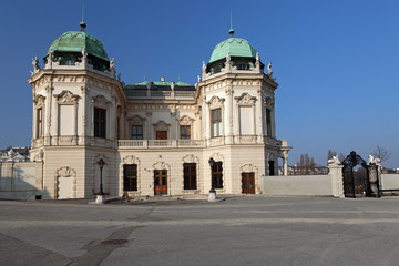 Fototapete - Belvedere Palace, Vienna, Austria
