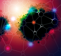 Fototapete - Abstract Technology Backgrounds.