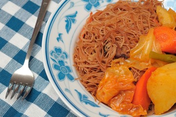 Poster - Asian curry bee hoon