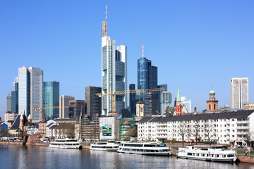 Sticker - Frankfurt, Blick von der Alten Brücke (April 2011)