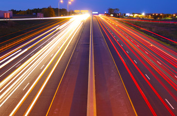 highway at night