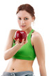 © Igor Borodin - woman in sportswear with apple