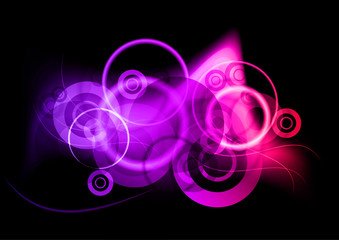 Wall Mural - purple light