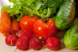 Fototapeta Kuchnia - Fresh vegetables .