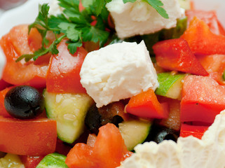 Canvas Print - Greek salad