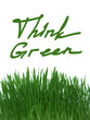Think Green concept
