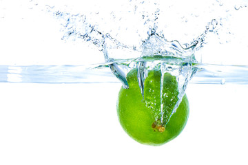 lime splashing