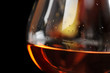 brandy in glass