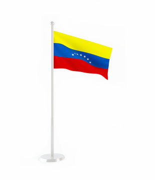3D flag of Venezuela